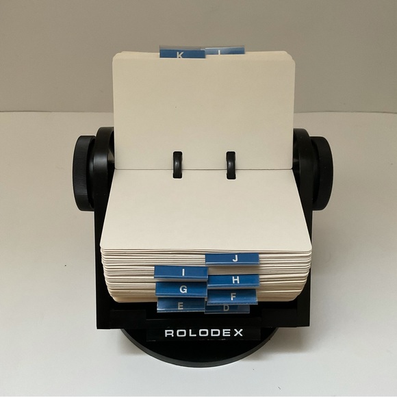 Rolodex Corporation Office Vintage Rolodex Rotary Swivel File Lots